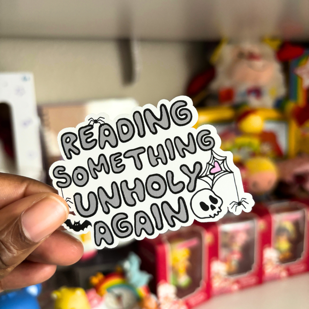 Reading Something Unholy | Sticker Die Cut