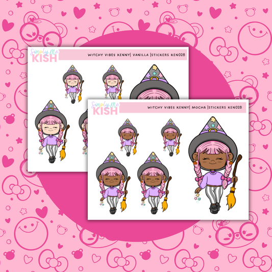 Witchy Vibes Kenny| Kenny Character|  Decorative Stickers