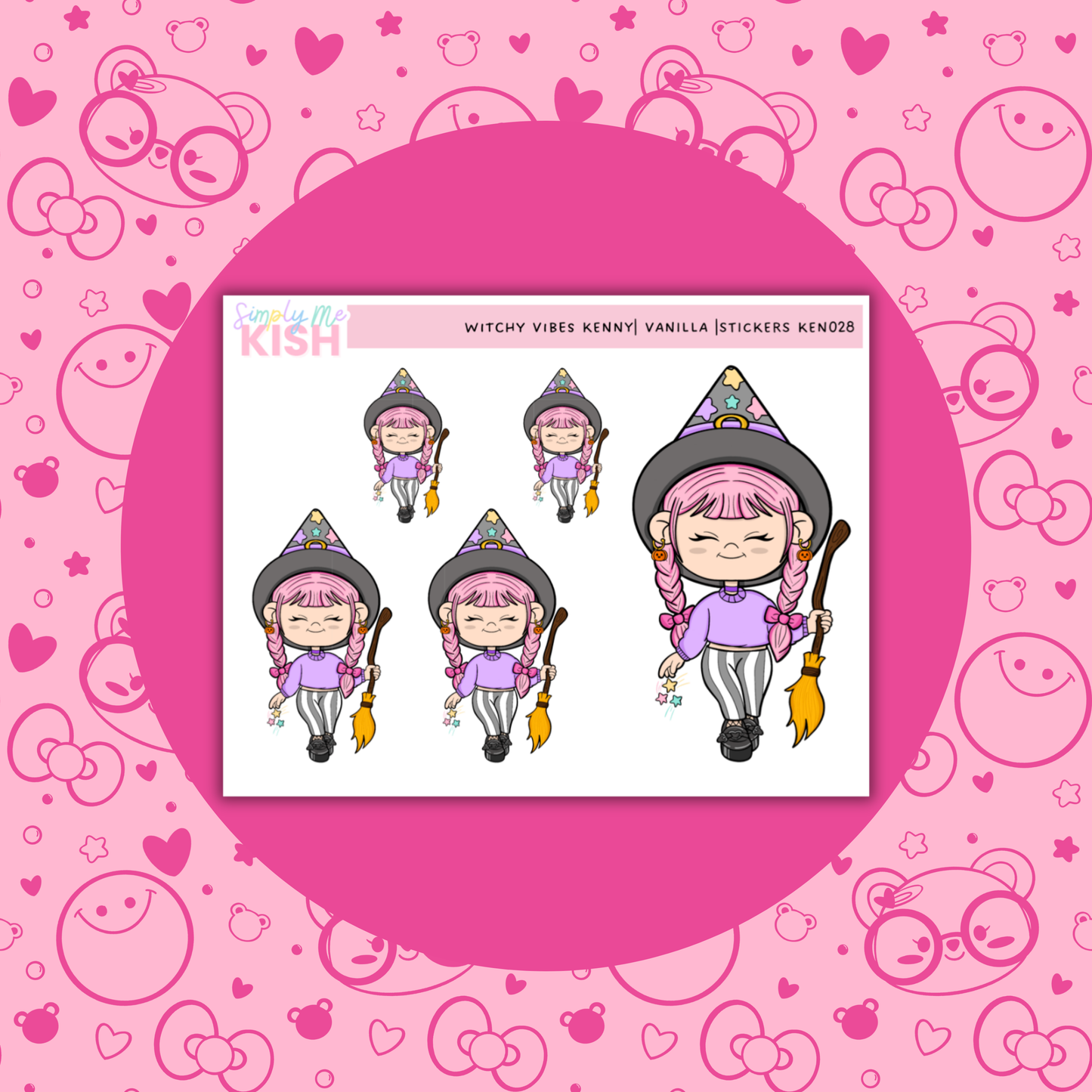 Witchy Vibes Kenny| Kenny Character|  Decorative Stickers