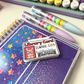 Mr Read's Library Card| Magnetic Bookmark