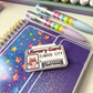 Miss Read's Library Card| Magnetic Bookmark