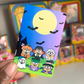 Spooky McNuggies | Double Sided| Metal Book Card | Washi Card