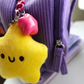 Yellow Smiley Star Plush Charm