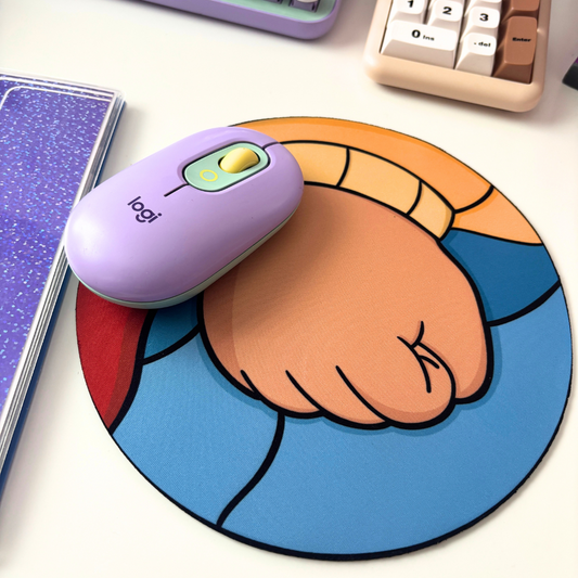 Mr Read's Fist | Circle Mouse Pad