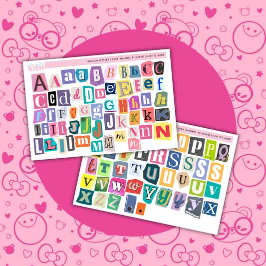 Ransom Letters | Journal Stickers