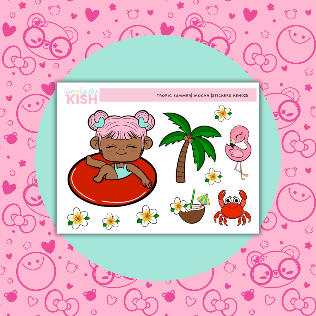 Tropic Summer| Decorative Stickers