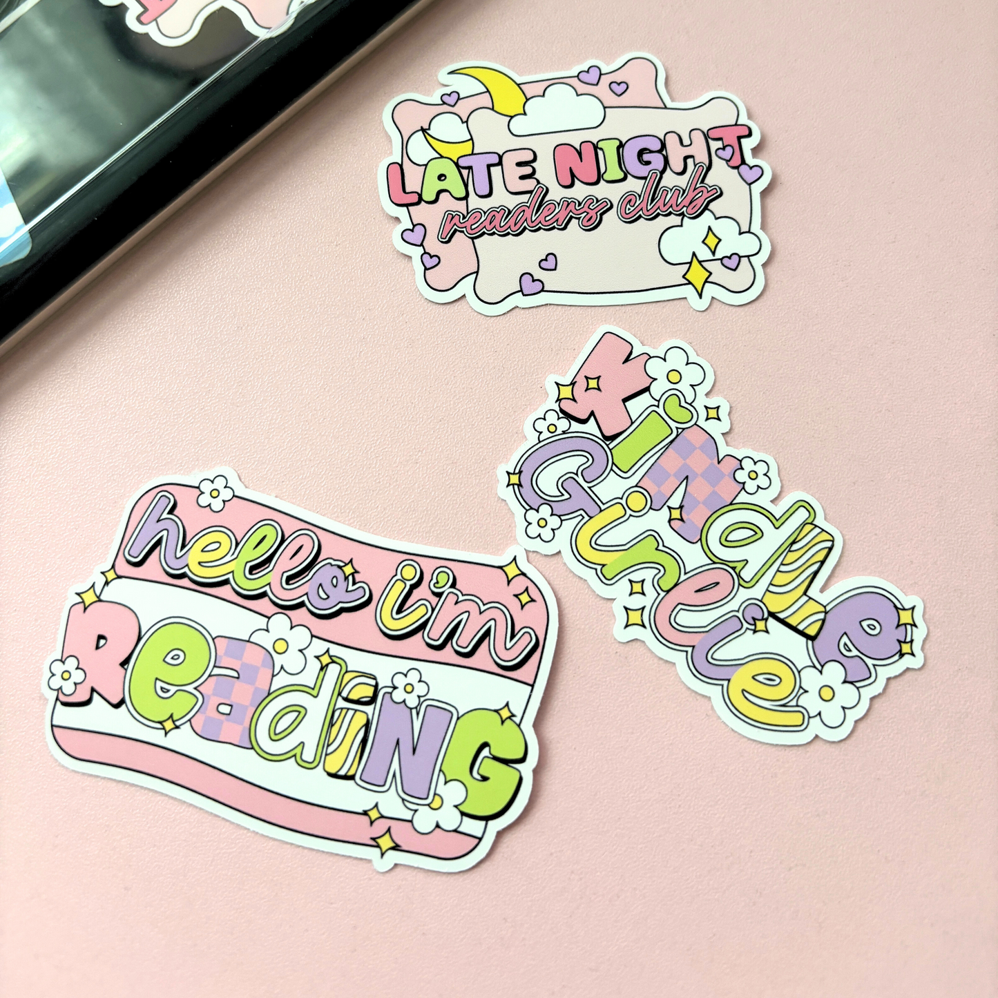 Hello I'm Reading | Sticker Die Cut