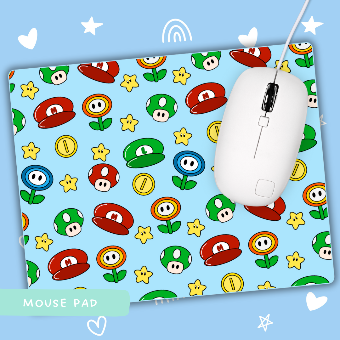 Super Mushroom World | Video Game|  Mouse Pad