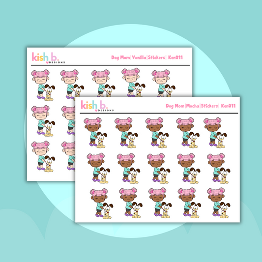 Dog Mom|Icon| Character Stickers