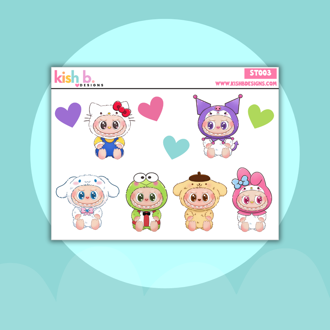 Hello Monsters | Decorative Stickers