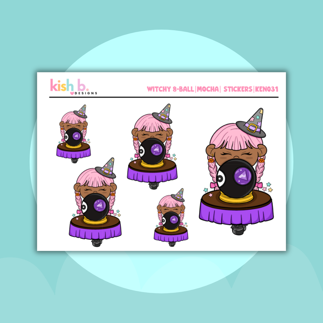 Magical 8-Ball | Kenny Character|  Decorative Stickers