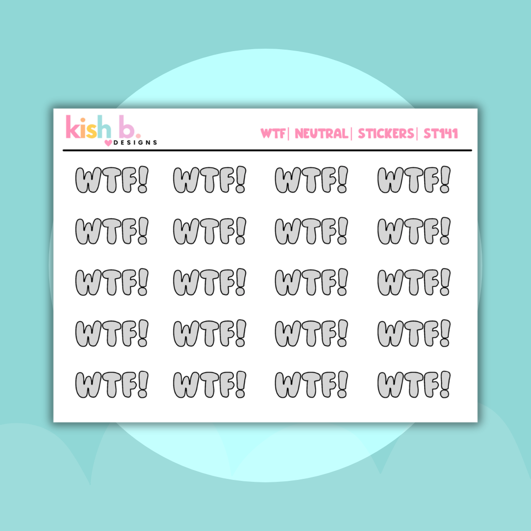 WTF! |Script| Stickers