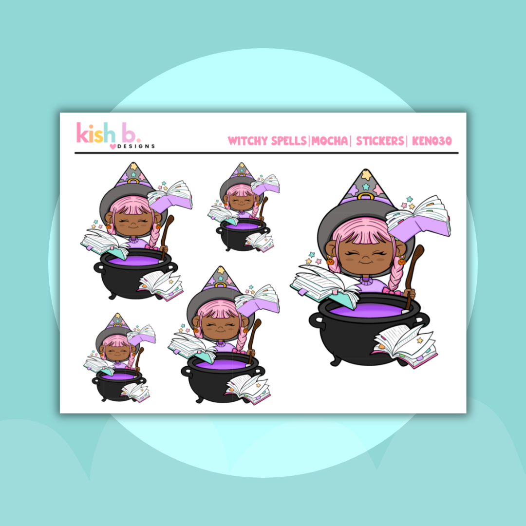 Magical Spells | Kenny Character|  Decorative Stickers