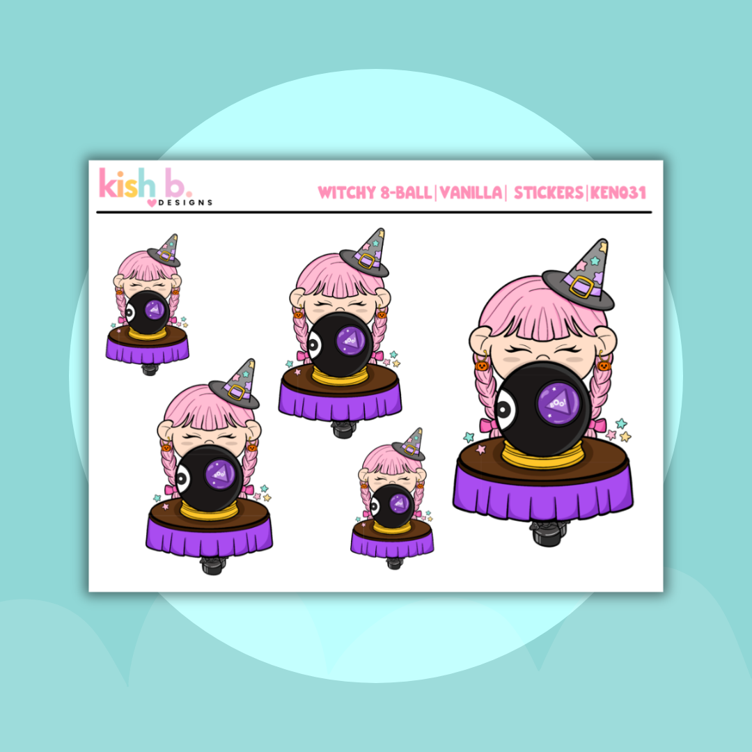 Magical 8-Ball | Kenny Character|  Decorative Stickers