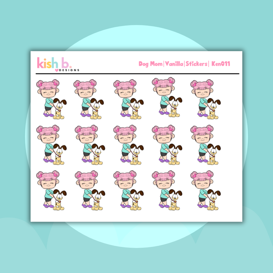 Dog Mom|Icon| Character Stickers