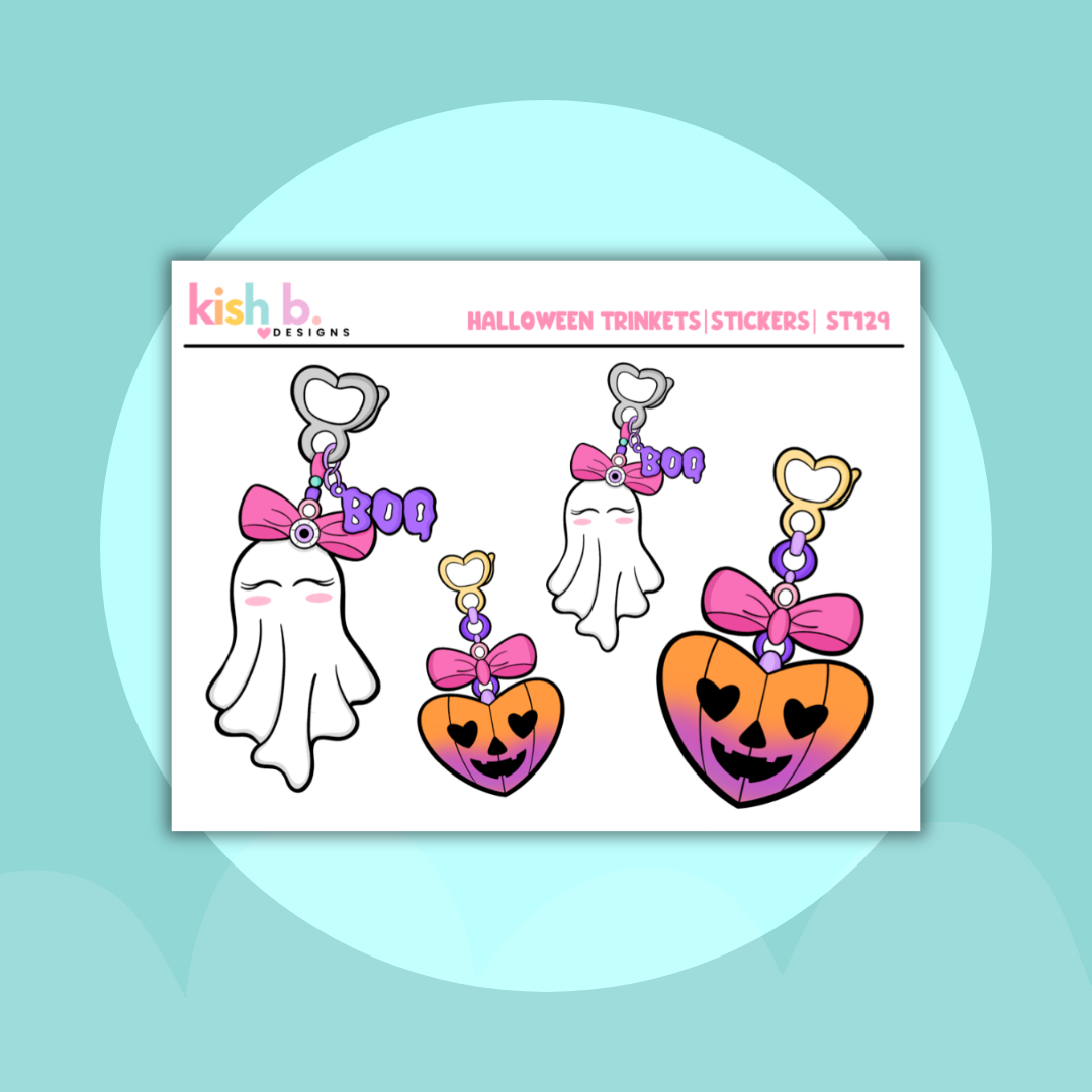 Halloween Trinket Charms | Decorative Stickers