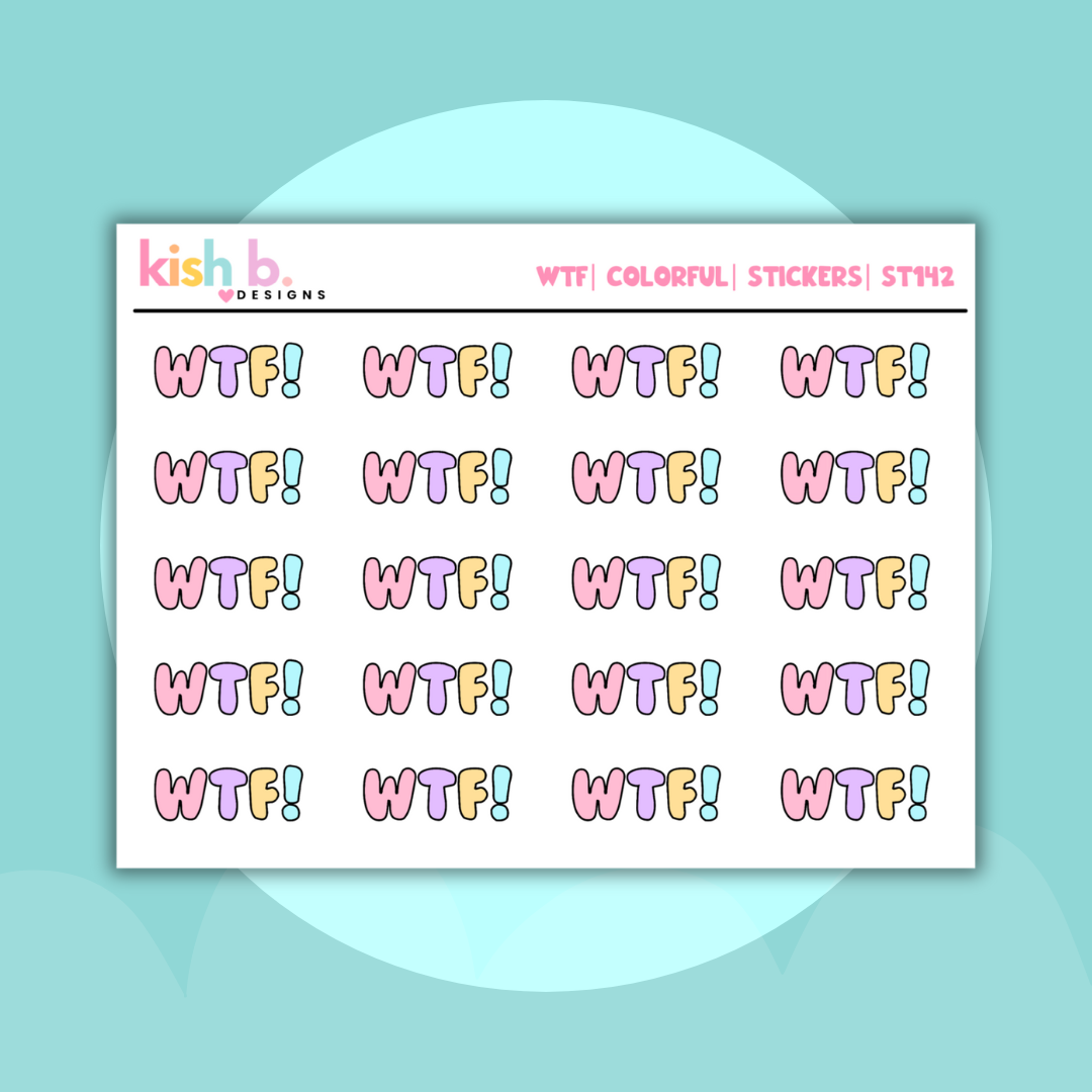 WTF! |Script| Stickers