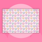 Conversation Hearts | Vellum| Decorative Sheet