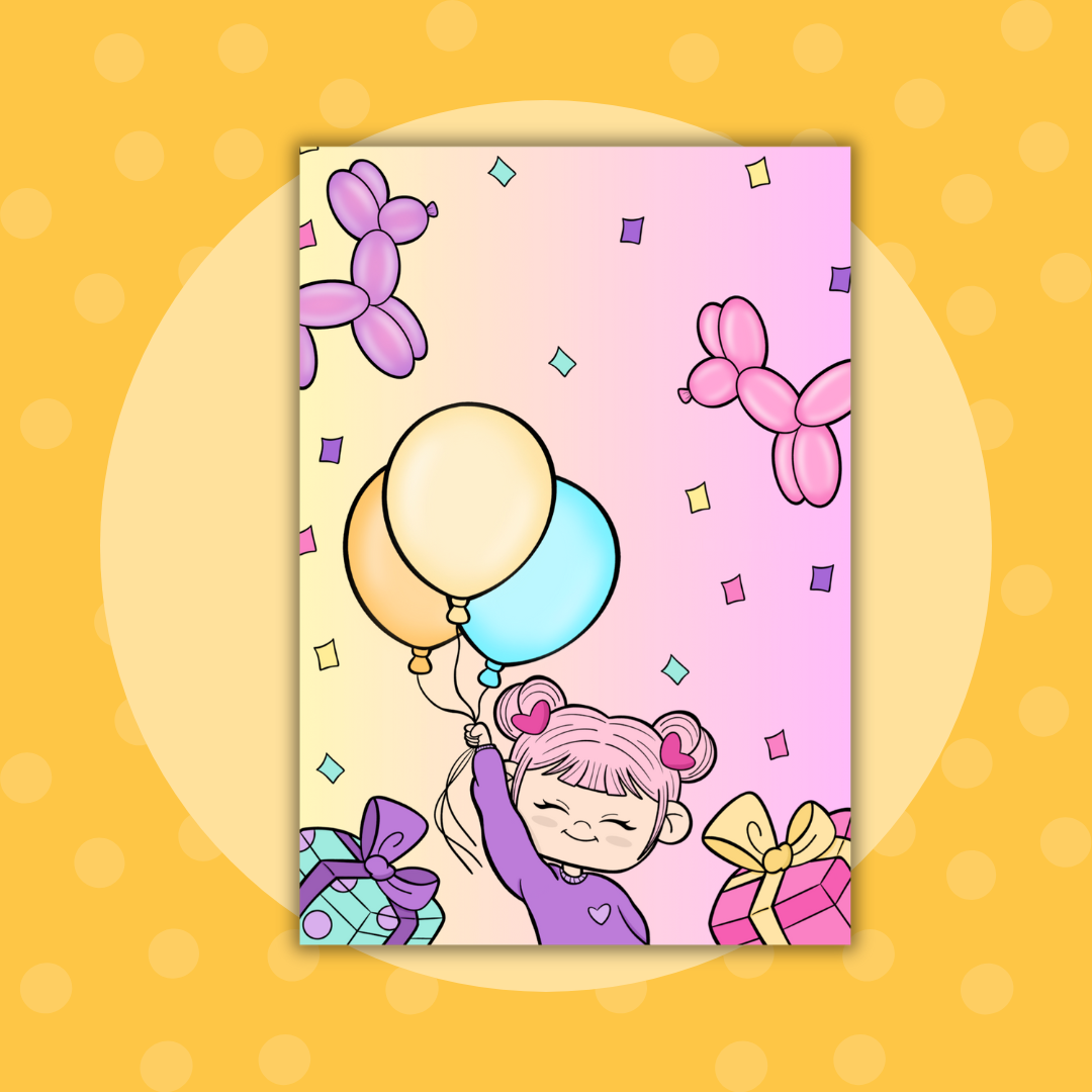 Let's Celebrate | A5| Full Page Sticker