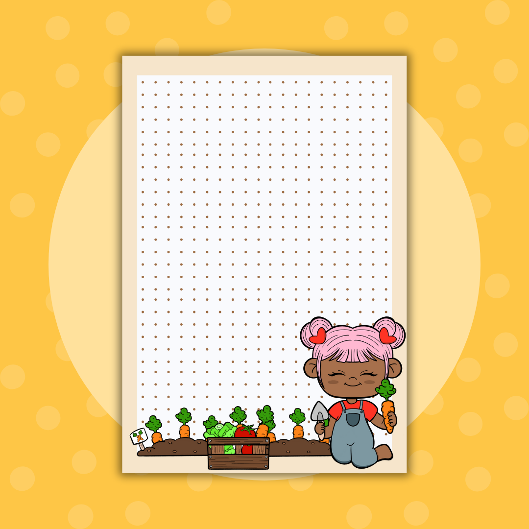 Farmville Grid | A5| Full Page Sticker