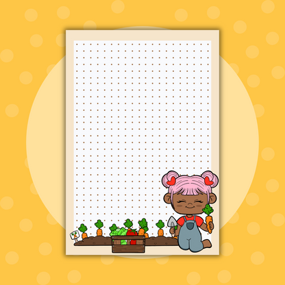 Farmville Grid | A5| Full Page Sticker