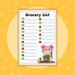 Farmville Grocery List | A5| Full Page Sticker