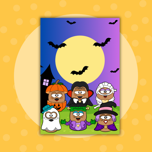 Spooky McNuggies | A5| Full Page Sticker