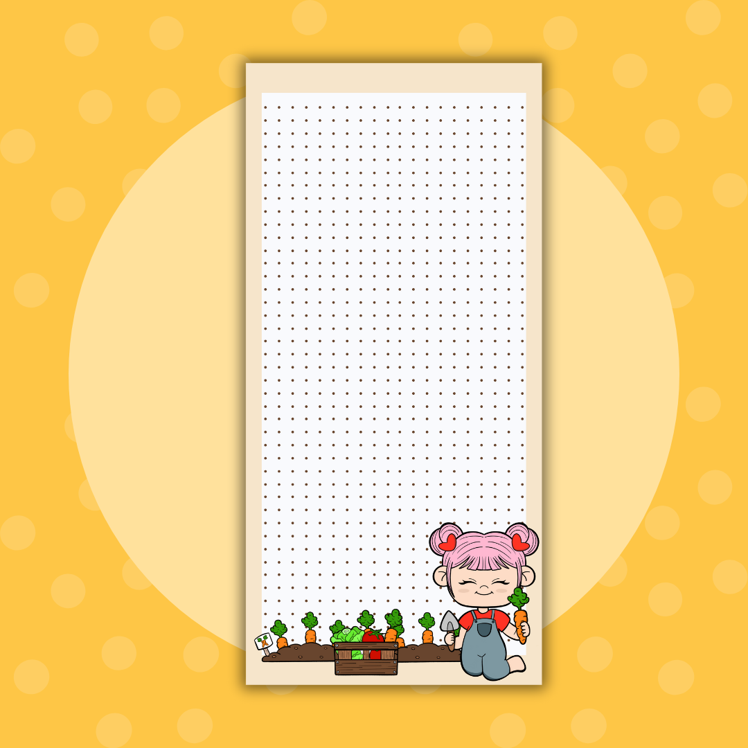 Farmville-Dot Grid | Weeks| Full Page Sticker