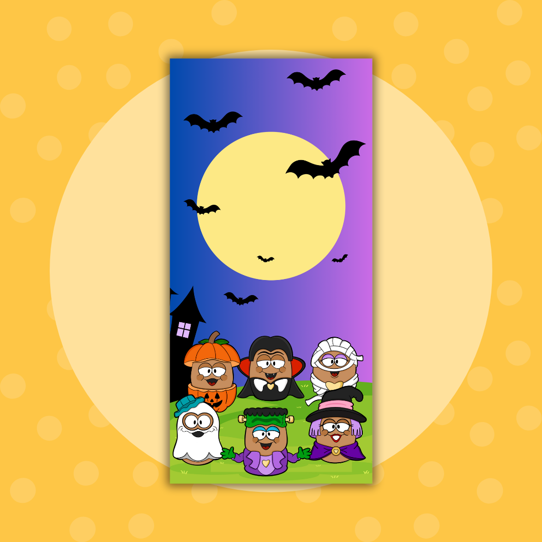 Spooky McNuggies  | Weeks| Full Page Sticker