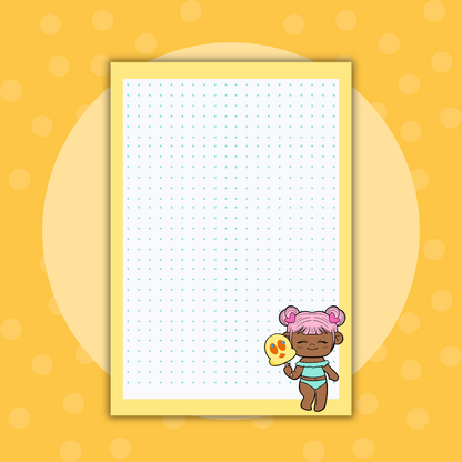 Yummy Ice Cream-Dot Grid | A5| Full Page Sticker