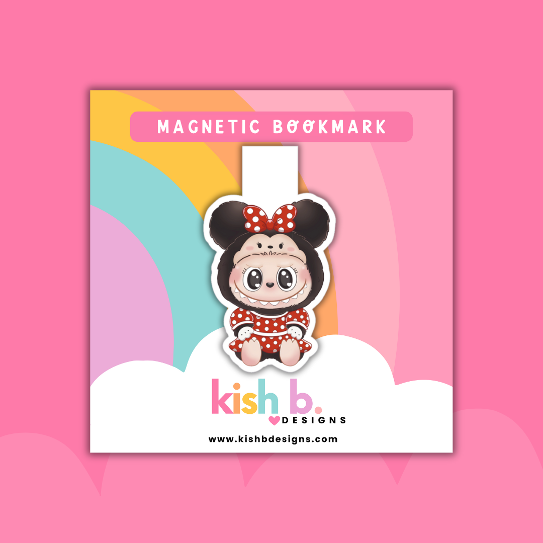 Minnie-Monster| Magnetic Bookmark