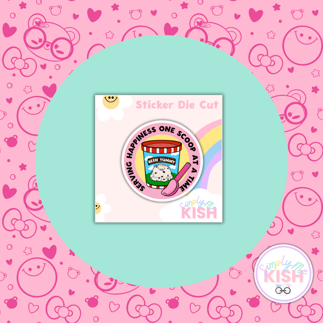 Yummy Ice Cream Collection  | Sticker Die Cuts