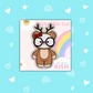 Rudolph Reindeer Emma Bear | Sticker Die Cut