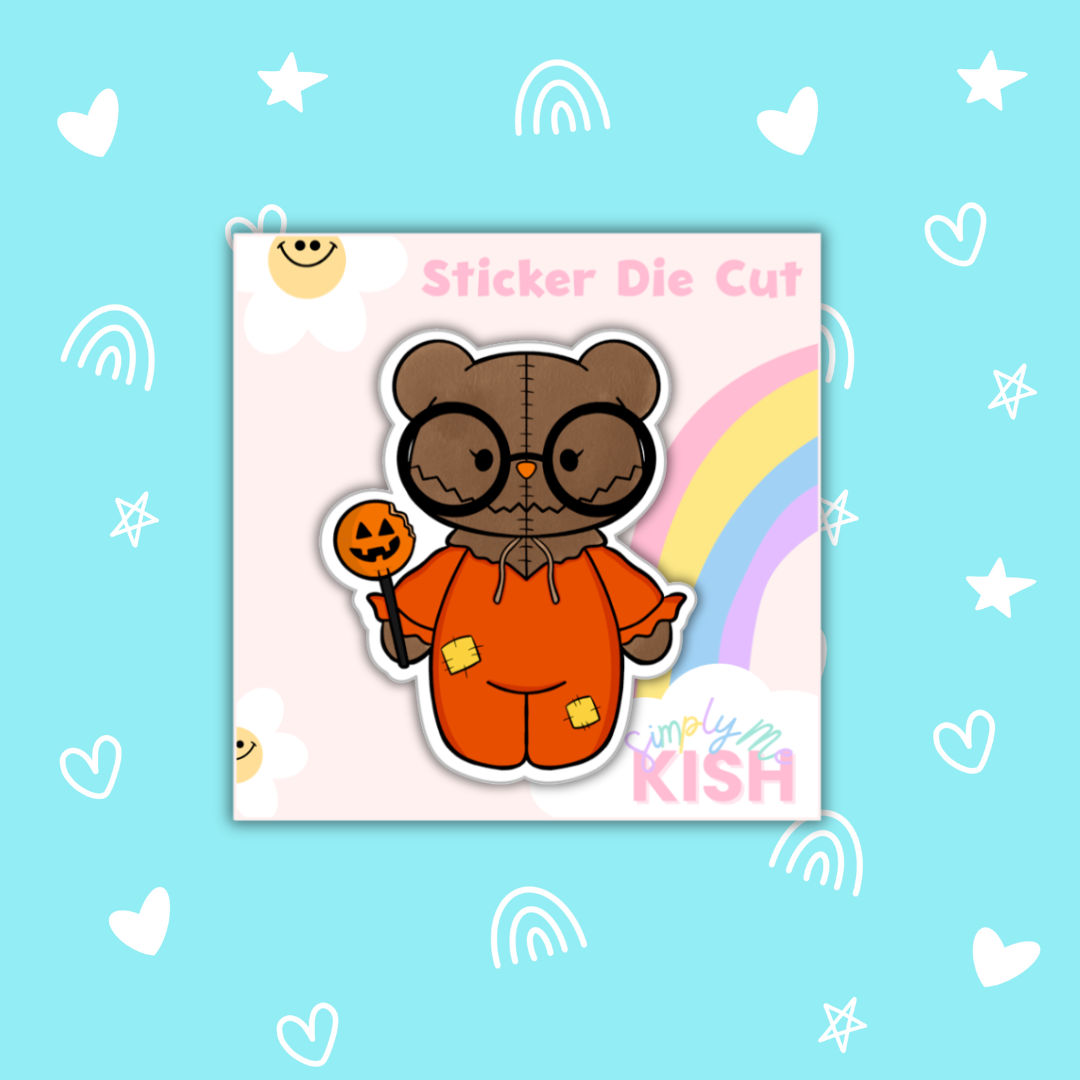 Sam Emma Bear | Sticker Die Cut