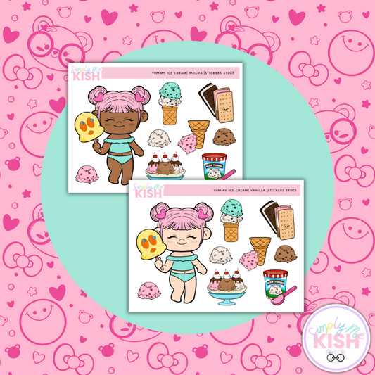 Yummy Ice Cream| Decorative Stickers