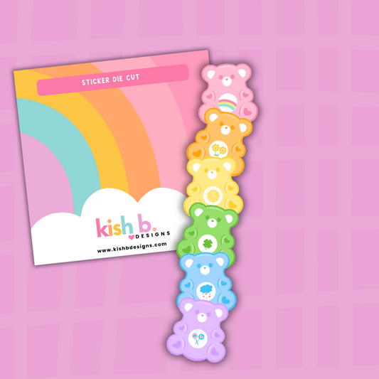 Gummy Bear Stacked| Sticker Die Cut