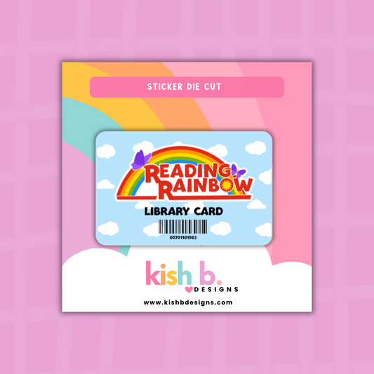 Reading Rainbow | Sticker Die Cut