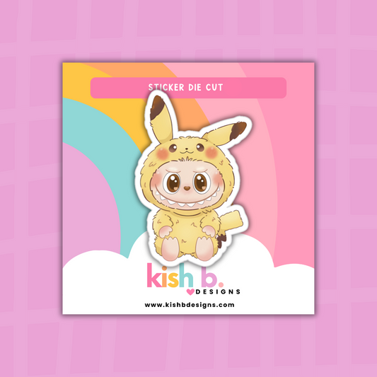 Pika-Monster| Sticker Die Cut