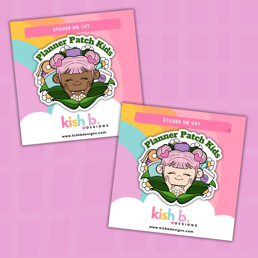 Planner Patch Kids | Sticker Die Cut