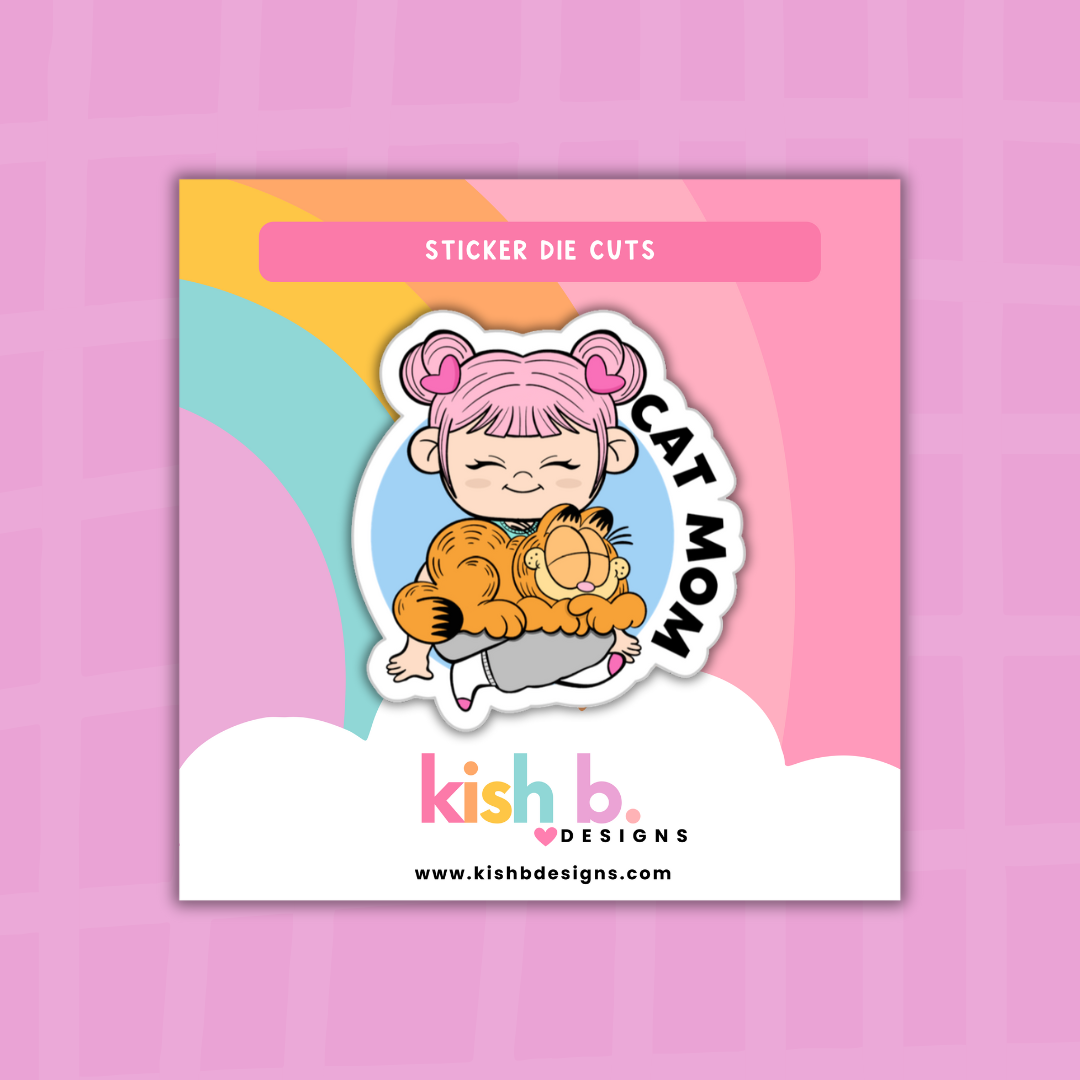 Cat Mom |Sticker Die Cut