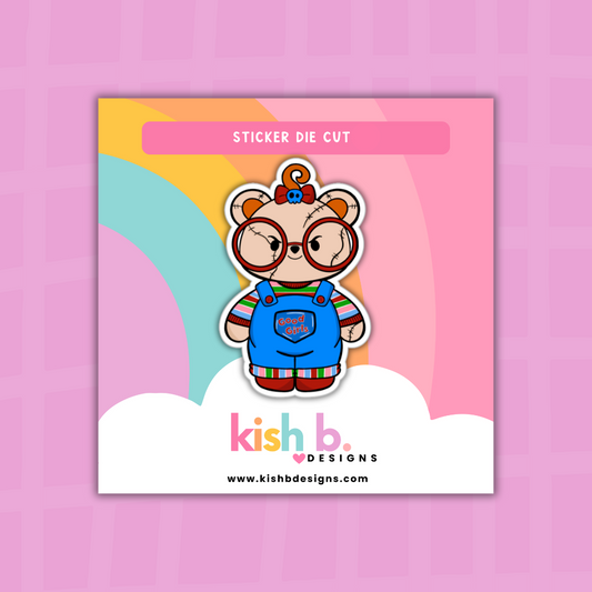 Chucky| Emma Bear | Sticker Die Cut