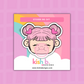 Bubble Gum | Kenny| Character Doodles | Sticker Die Cut