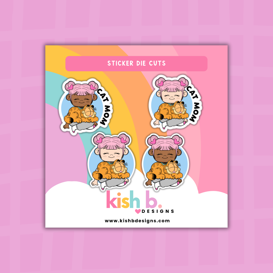 Cat Mom |Sticker Die Cut