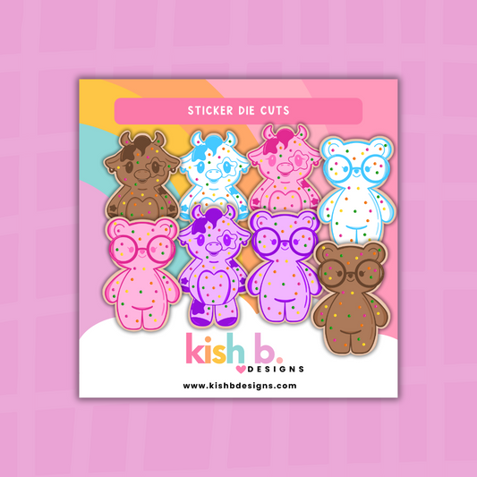 Frosted Yummy Cookies | Sticker Die Cuts