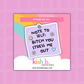 Note to Self: You Stressed Me Out | Sticker Die Cut