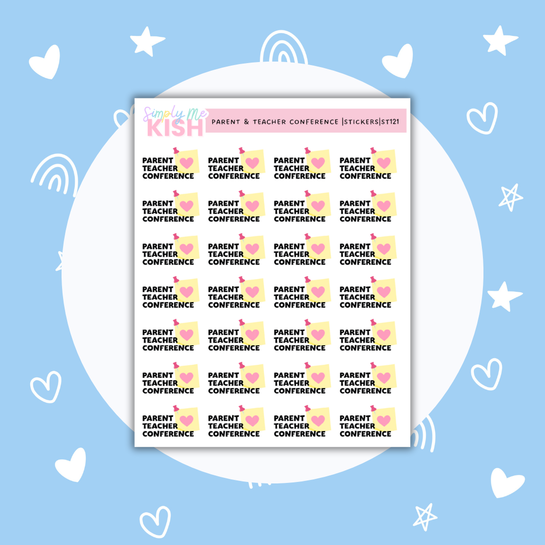 Parent-Teacher Conference| School Stickers