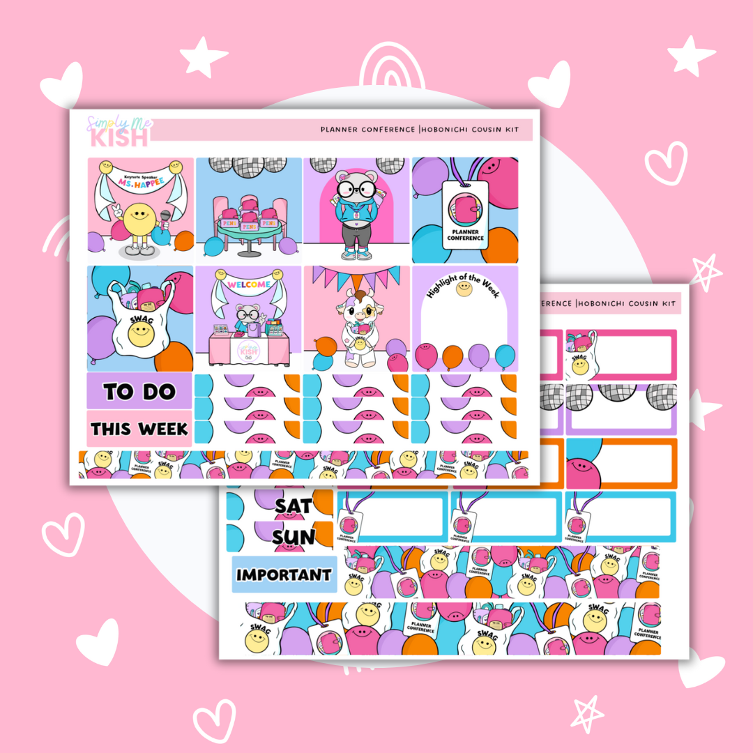 Planner Conference |  Cousin| Sticker Kit