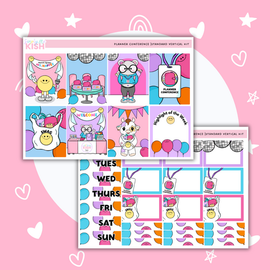 Planner Conference |  Standard Vertical | Sticker Kit