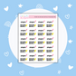 Review Notes| Study| School Stickers