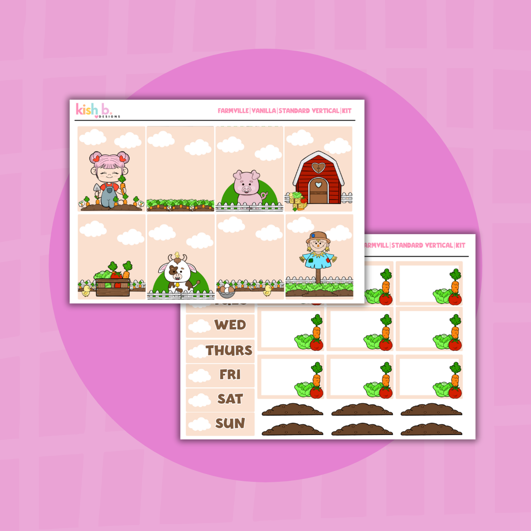 Farmville | Standard Vertical | Planner Kit